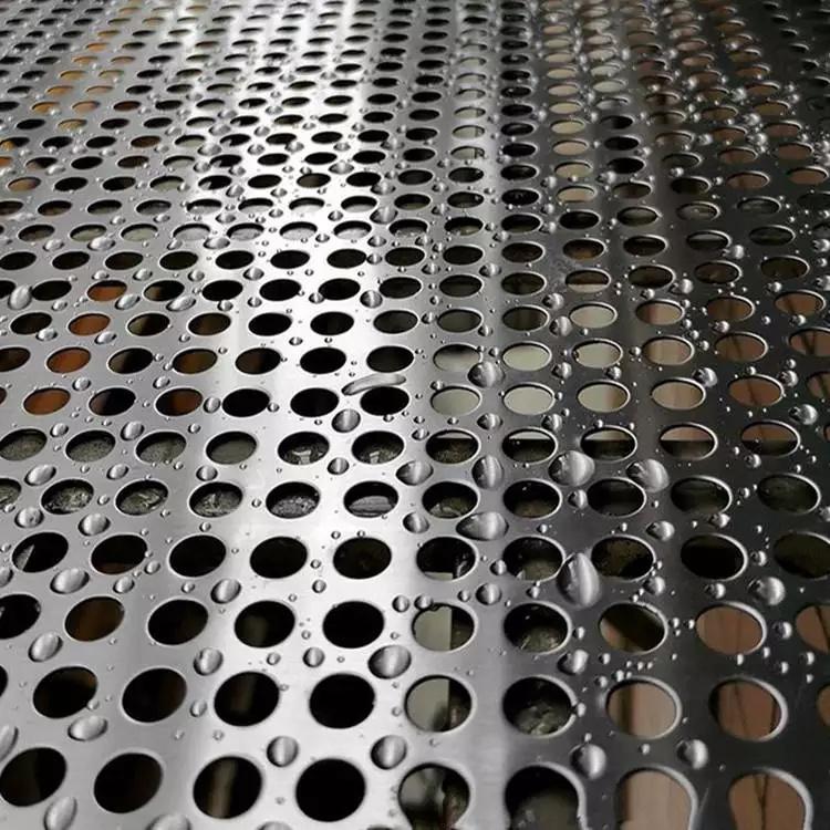 青海什么是不锈钢拉丝贴膜冲孔板？
